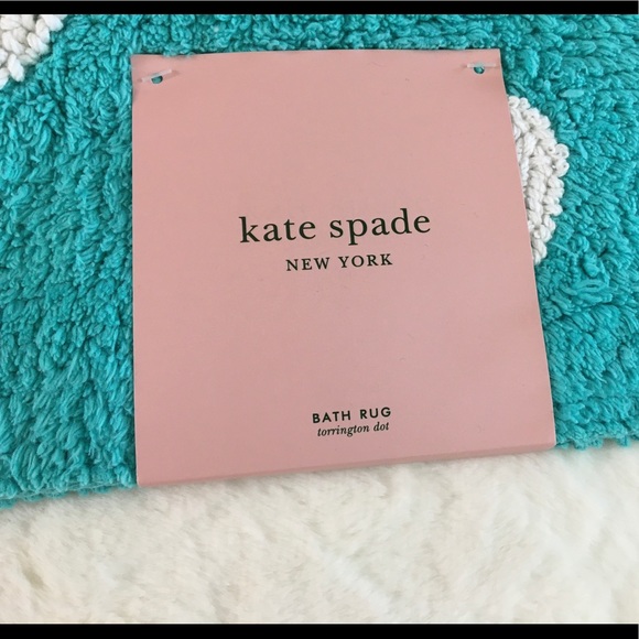 NWT Kate Spade Torrington Dot Bath Rug - Picture 2 of 3
